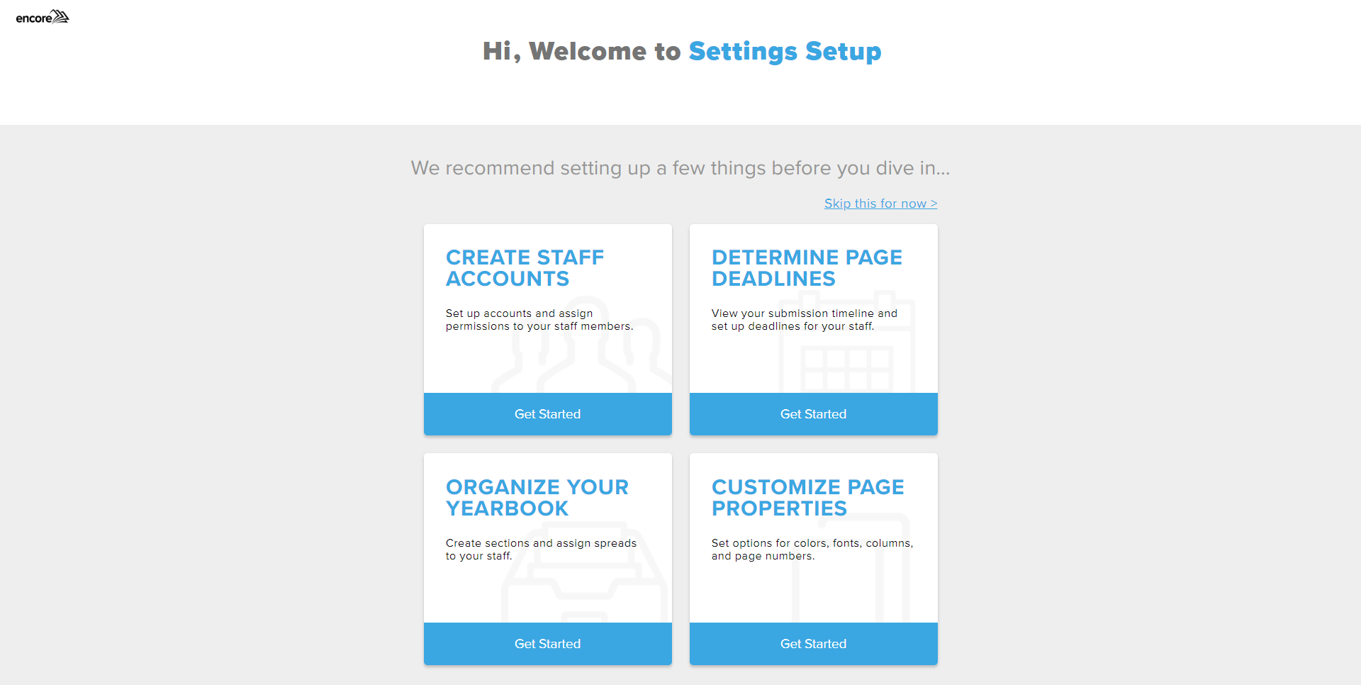 Getting Started With Encore